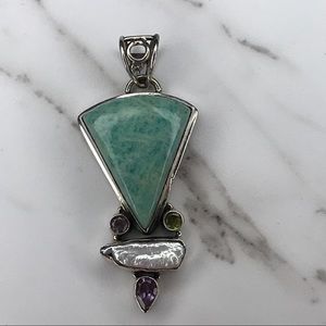 Unique silver pendant